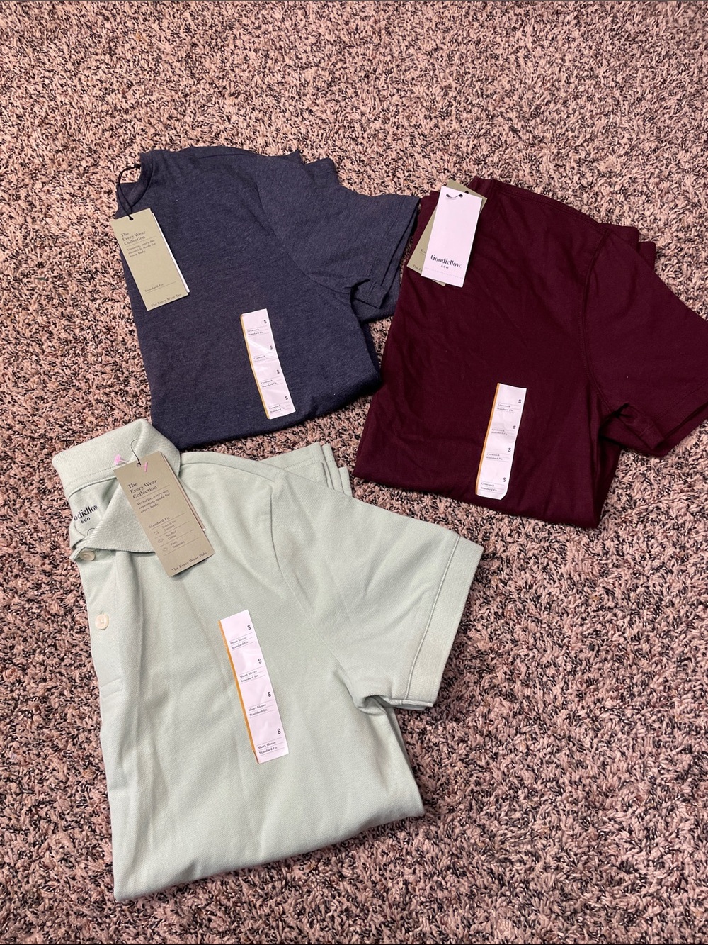 Goodfellow & Co Polo and Tee Bundle of 3 Men’s Size Small | NWT